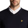 Lyle & Scott Golf Merino Blend V Neck Pullover -Navy