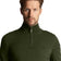 Lyle & Scott Tonal Eagle Merino Blend 1/4 Zip Knit -Cactus Green