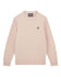 Lyle & Scott Guernsey Golf Crew -Pink Taupe