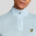 Lyle＆Scott Merino混合1/4邮政编码 - 俱乐部蓝色