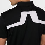 J.Lindeberg KV Golf Polo Shirt - Black