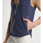 Peter Millar Women's Surge Full Zip Golf Vest - Navy