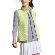 Peter Millar Women 's Fuse 하이브리드 골프 조끼 - Spritzer