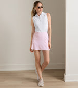 Peter Millar Women 's Alice Petal Hem Golf Skort -Black