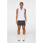 J.Lindeberg Women's Leya Sleeveless Golf Shirt - White
