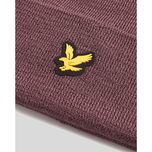 Lyle And Scott Merino Blend Beanie - Berry