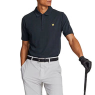 Lyle & Scott Golf Grid Polo Shirt -Dark Navy