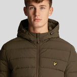 Lyle & Scott Lightweight Puffer Jacket -Olive