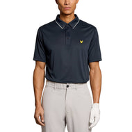Lyle & Scott Contrast Collar Golf Polo Shirt -Dark Navy