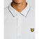 Lyle & Scott 대비 칼라 골프 폴로 셔츠 - 화이트