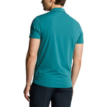 Lyle＆Scott对比鲜明的行李高尔夫球球衫 - 信天翁/喷气黑色