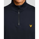 Lyle & Scott Core Quarter Zip Golf Midlayer -Dark Navy