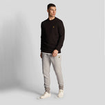 Lyle & Scott Fly Fleece Crew Neck -Jet Back