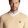 Lyle & Scott Golf Merino Blend V Neck Pullover -Sand Dune