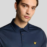 Lyle & Scott 그라디언트 골프 폴로 셔츠 - 다크 해군