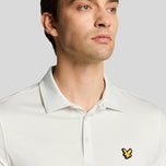 Lyle & Scott 그라디언트 골프 폴로 셔츠 - 화이트
