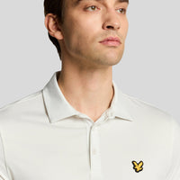 Lyle & Scott 그라디언트 골프 폴로 셔츠 - 화이트