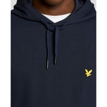 Lyle & Scott 경량 플라이 플리스 골프 후디 - 다크 네이비