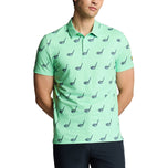 Lyle & Scott Micro Club Printed Golf Polo Shirt - Shoreline