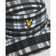 Lyle & Scott 타탄 버킷 골프 모자 - 제트 블랙/화이트