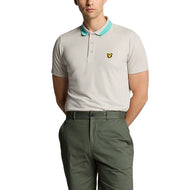 Lyle＆Scott Tepping高尔夫球球衬衫 - 卵石/矿物质绿松石