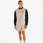 Malbon Performance Ribbed Panel Golf Vest - Tan