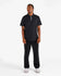 Malbon Block Placket 골프 폴로 셔츠 - 블랙