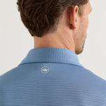 Peter Millar 男士 Cadenza 高性能高尔夫 Polo 衫 - Cadet