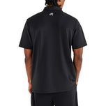 Malbon Block Placket 골프 폴로 셔츠 - 블랙