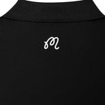 Malbon Block Placket 골프 폴로 셔츠 - 블랙