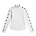 J.Lindeberg 여자 Nefe Quarter Zip Golf Mid Layer -White