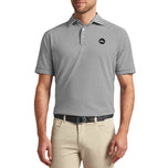Peter Millar Hales Performance Jersey Golf Polo Shirt - Black
