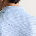 Peter Millar Mayfield 퍼포먼스 저지 골프 폴로 셔츠 - Iris Mist