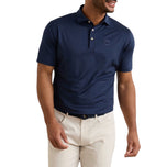 Peter Millar Men's Solid Performance Golf Polo - Navy