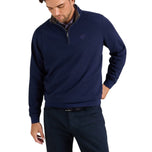 Peter Millar 男士 Ridgeline 针织高尔夫四分之一拉链 - 海军蓝