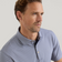 Peter Millar 纯色性能长袖平纹针织高尔夫 Polo 衫 - 海军蓝