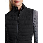 Peter Millar 여성용 퓨즈 하이브리드 골프 조끼 - 블랙