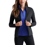 Peter Millar Women's Katy Full Zip Golf Jacket - Black