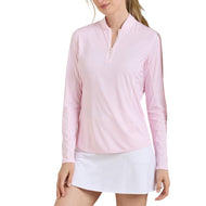 Peter Millar 여성용 Shadebreak Playful Petals 경량 선셔츠 - 펄 핑크