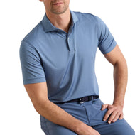 Peter Millar 男士 Cadenza 高性能高尔夫 Polo 衫 - Cadet