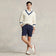 폴로 퍼포먼스 Ralph Lauren은 스트레이트 핏 Chino Short -French Navy Player를 인쇄합니다.