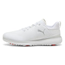 Puma Fusion Grip ST Spiked Golf Shoes - Puma White/Puma Silver/Ash Gray