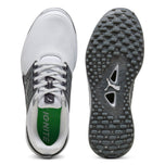 Puma Ignite Elevate 2 宽幅无钉高尔夫球鞋 - Puma 白色/Slate Sky/Puma 黑色