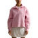 RLX Ralph Lauren Women's Jacquard Cable Knit Half Zip Golf Pullover - Light Pink