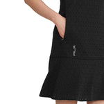 RLX Ralph Lauren 여성용 아일렛 저지 드레스 - 블랙