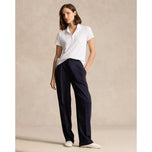 RLX拉尔夫·劳伦（Ralph Lauren）女子旅行表演高尔夫衬衫 - 陶瓷白色