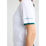 Rohnisch 여성용 스윙 니트 골프 폴로 셔츠 - 화이트