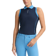 Rohnisch妇女的Ultra Ultra Viola UV无袖高尔夫球球衫 - 海军