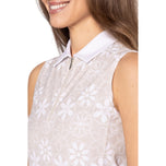 Golftini 여자의 멋진 소녀 소매가 골프 폴로 셔츠 - 샌드 바