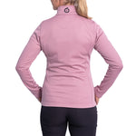 Sunderland Women's Nira Thermal Panelled Fleece Water Repellent Golf Jacket - Pink Haze